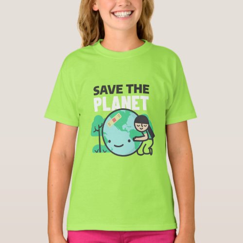 Save the Planet _ Join the Green Revolution T_Shirt