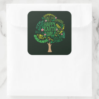 Save The Planet Square Sticker