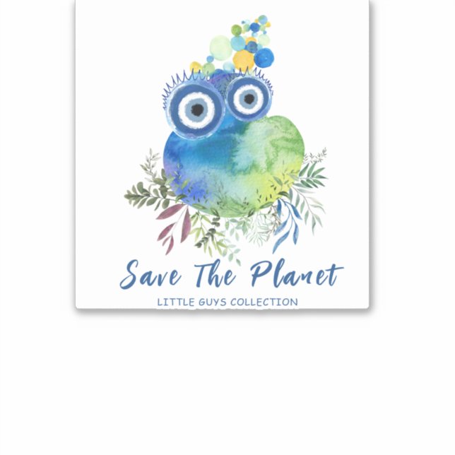 Save the Planet  Sticker (Front)