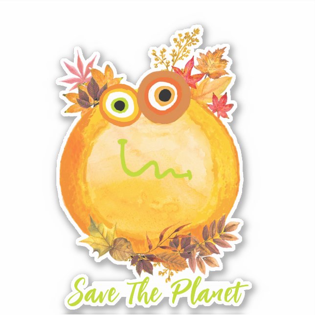 Save The Planet Sticker (Front)