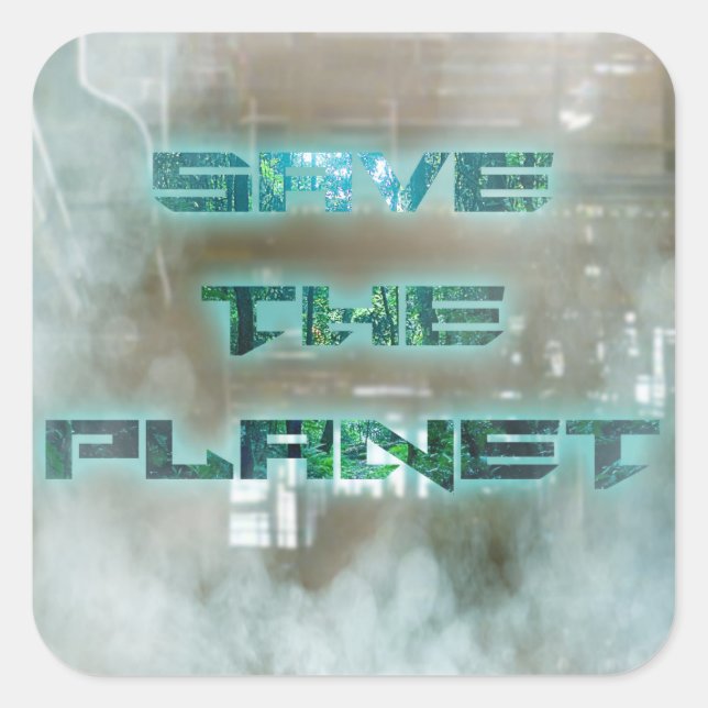Save The Planet Sticker (Front)