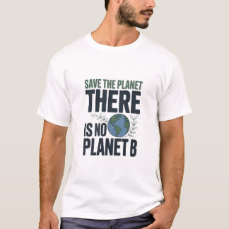 Save The Planet T-Shirt, There Is No Planet B  T-Shirt