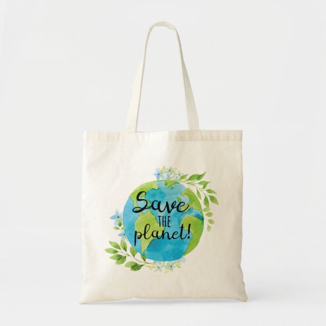 Save the Planet Tote Bag (Front)