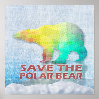 Save Polar Bears Posters | Zazzle