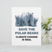 Save the Polar Bears (Standing Front)