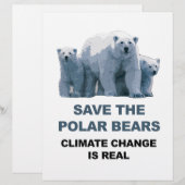 Save the Polar Bears (Front/Back)