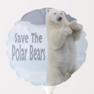 Save The Polar Bears Balloon