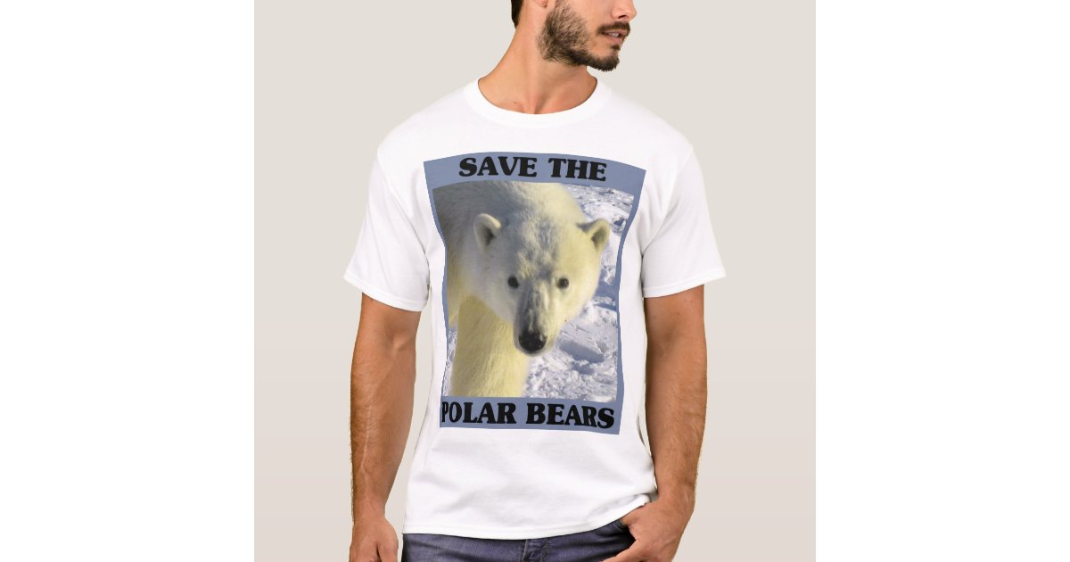 : Save The Polar Bears T-Shirt : Clothing, Shoes & Jewelry