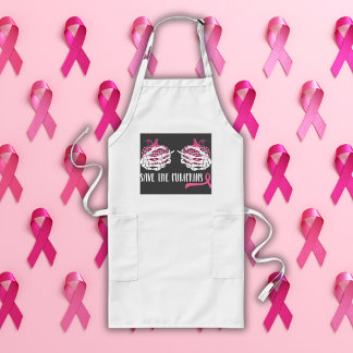 Save the Pumpkins Breast Cancer Awareness Long Apron