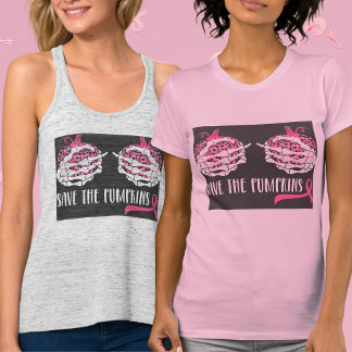 Save the Pumpkins Breast Cancer Awareness T-Shirt