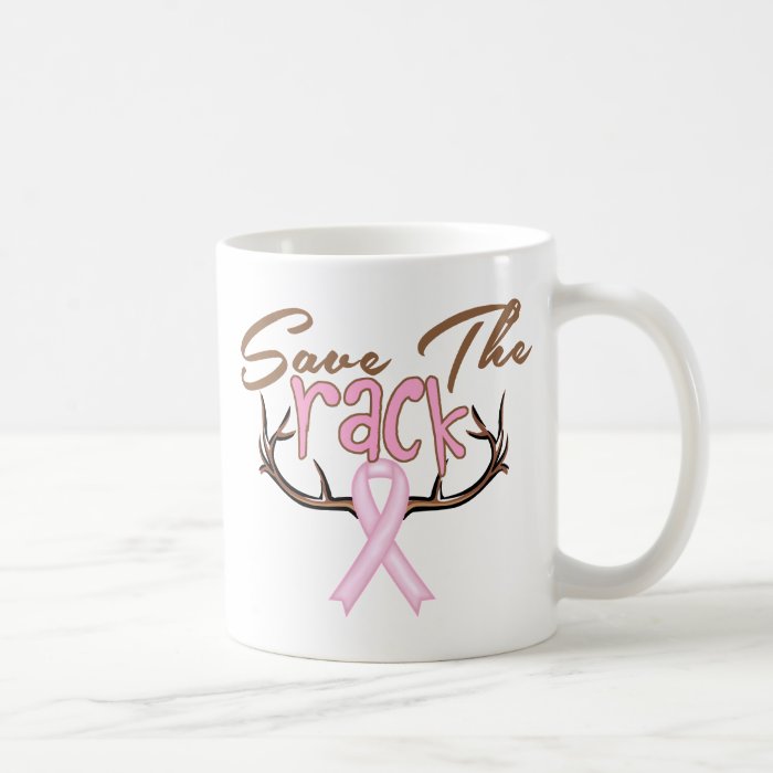 Save The Rack Breast Cancer Awareness Coffee Mugs