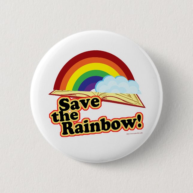 Save the Rainbow! Button (Front)