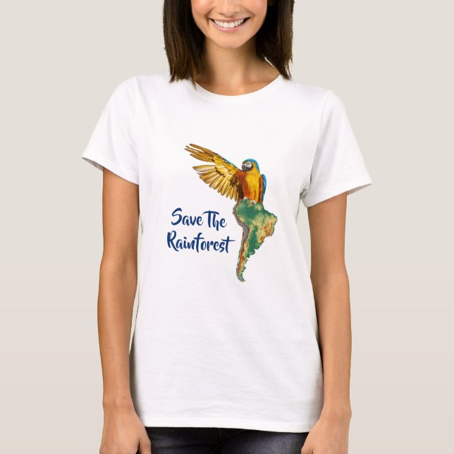 Save The Rainforest T-Shirt (Front)