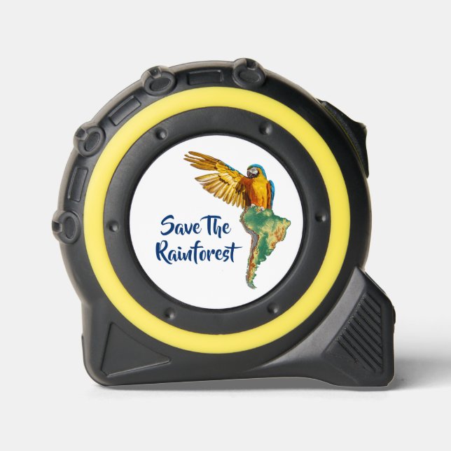 Save The Rainforest Tape Measure (Front)