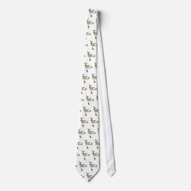 Save the Rainforests Neck Tie (Front)