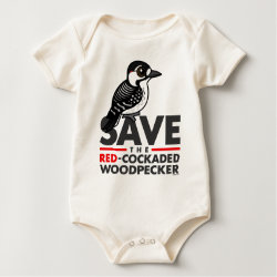 Save the Red-cockaded Woodpecker Infant Organic Creeper