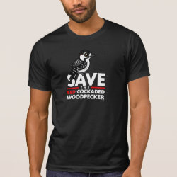 Save the Red-cockaded Woodpecker Men's Alternative Apparel Basic Crew Neck T-Shirt