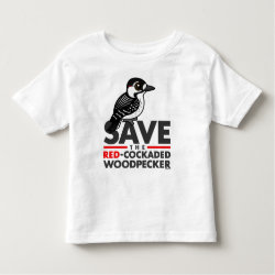 Save the Red-cockaded Woodpecker Toddler Fine Jersey T-Shirt