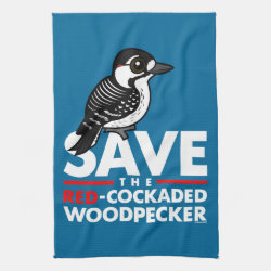 Save the Red-cockaded Woodpecker Kitchen Towel 16