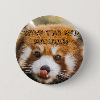 Save The Red Pandas! Button