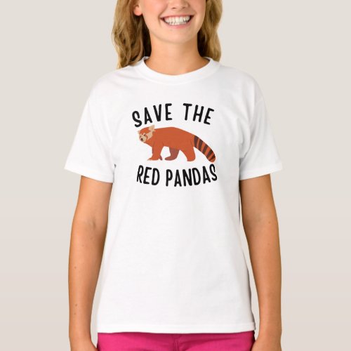 Save The Red Pandas T_Shirt