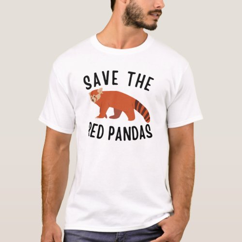 Save The Red Pandas T_Shirt