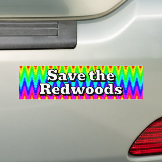 Save the Redwoods Bumper Sticker