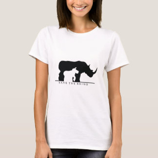 Save The Rhino (white ver.) T-Shirt