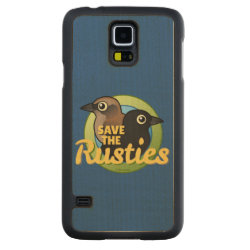 Save the Rusties Carved ® Samsung Galaxy S5 Slim Wood Case
