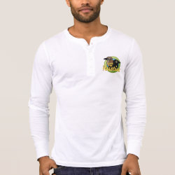 Save the Rusties Men's Canvas Henley Long Sleeve Shirt