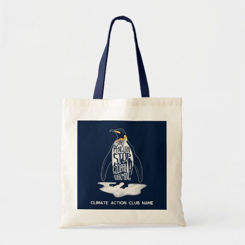 Save the Sea Climate Action Support Custom Tote Bag