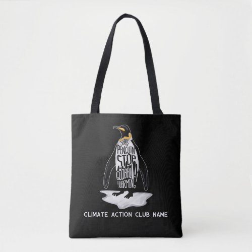 Save the Sea Climate Action Support Swag Custom Tote Bag