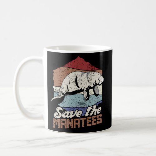 Save The Sea Cow Manatee Sea Potatoes Coffee Mug