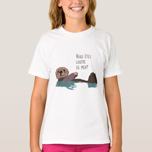 Save The Sea Otter T-Shirt (Front)