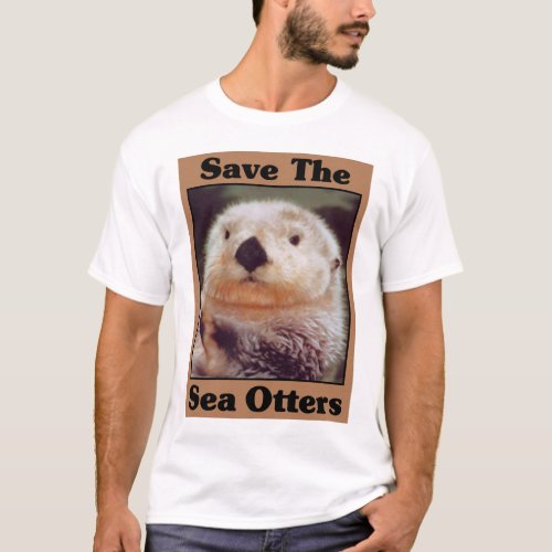 Save the Sea Otters T_Shirt
