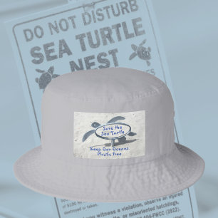 Save the Sea Turtle Earth Day Bucket Hat