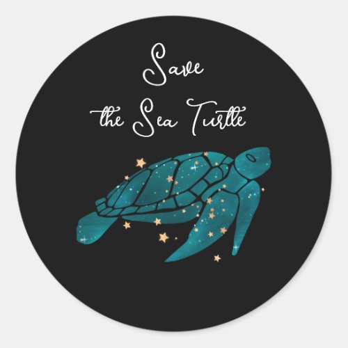 Save the Sea Turtle Sticker