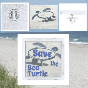 Save the Sea Turtle Tie or Lapel Pin