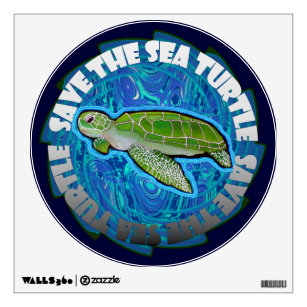 Sea Turtle Wall Decals Stickers Zazzle