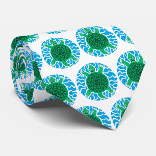 Save the Sea Turtles - Recycle! Neck Tie