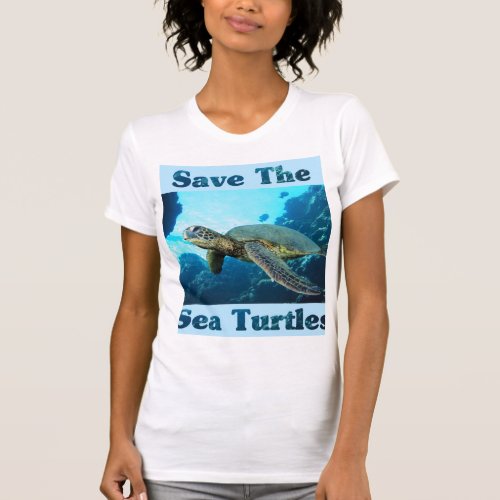 Save the Sea Turtles T_Shirt