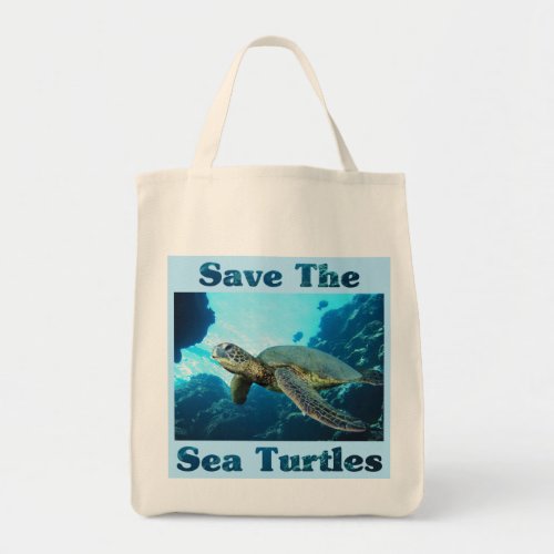 Save the Sea Turtles Tote Bag