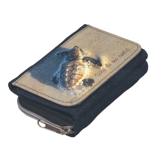 Save the sea turtles! wallet (Bottom)