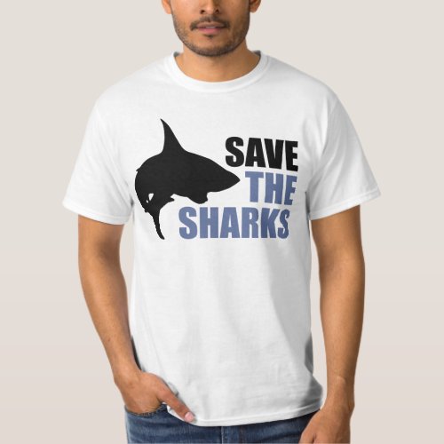 Save The Sharks Save The Fins activist shirt