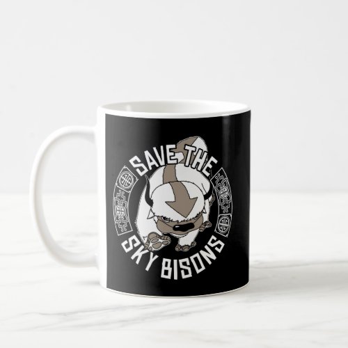 Save The Sky Bisons Bison Center Coffee Mug