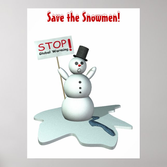 Save the Snowmen! Poster (Front)