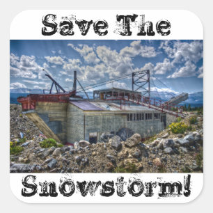 Save the Snowstorm! - Sticker