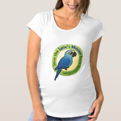 Save the Spix's Macaw from Extinction Maternity T-Shirt