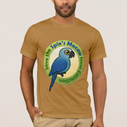 Save the Spix's Macaw from Extinction Men's Basic American Apparel T-Shirt