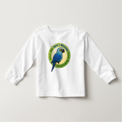 Save the Spix's Macaw from Extinction Toddler Long Sleeve T-Shirt